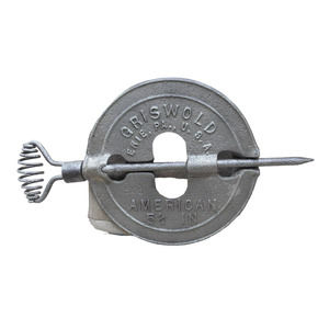 Griswold Reversible Steel Spindle Flue Damper 5.5" Erie PA USA